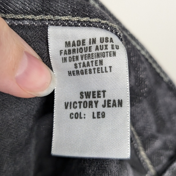 Lucky Brand Sweet Victory Jean Light Gray Bootcut Jeans Size 4/27 - Picture 16 of 16